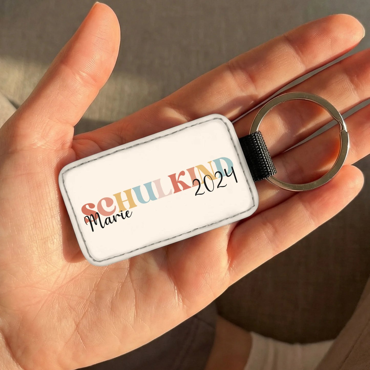 Personalisierter Schlüsselanhänger - Schulkind - Geschenk zur Einschulung