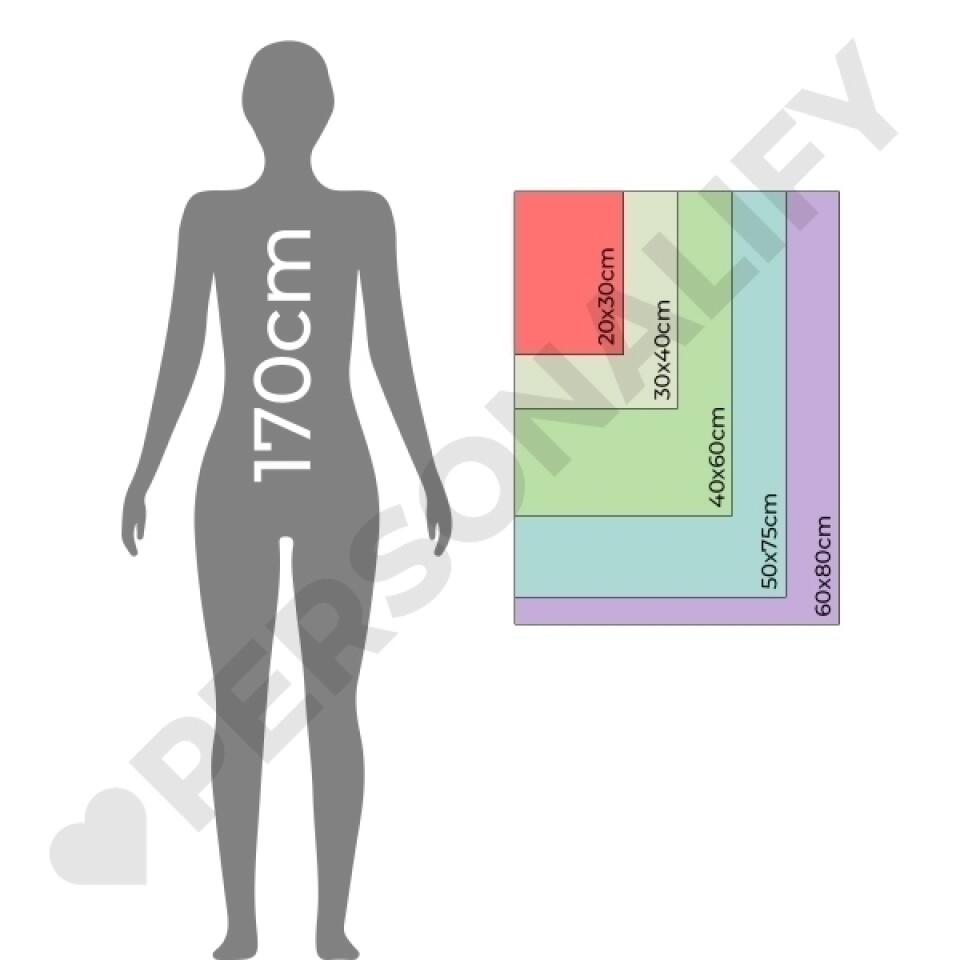 Personalisiertes Poster - Mutter/Mama + Tochter (stehend)