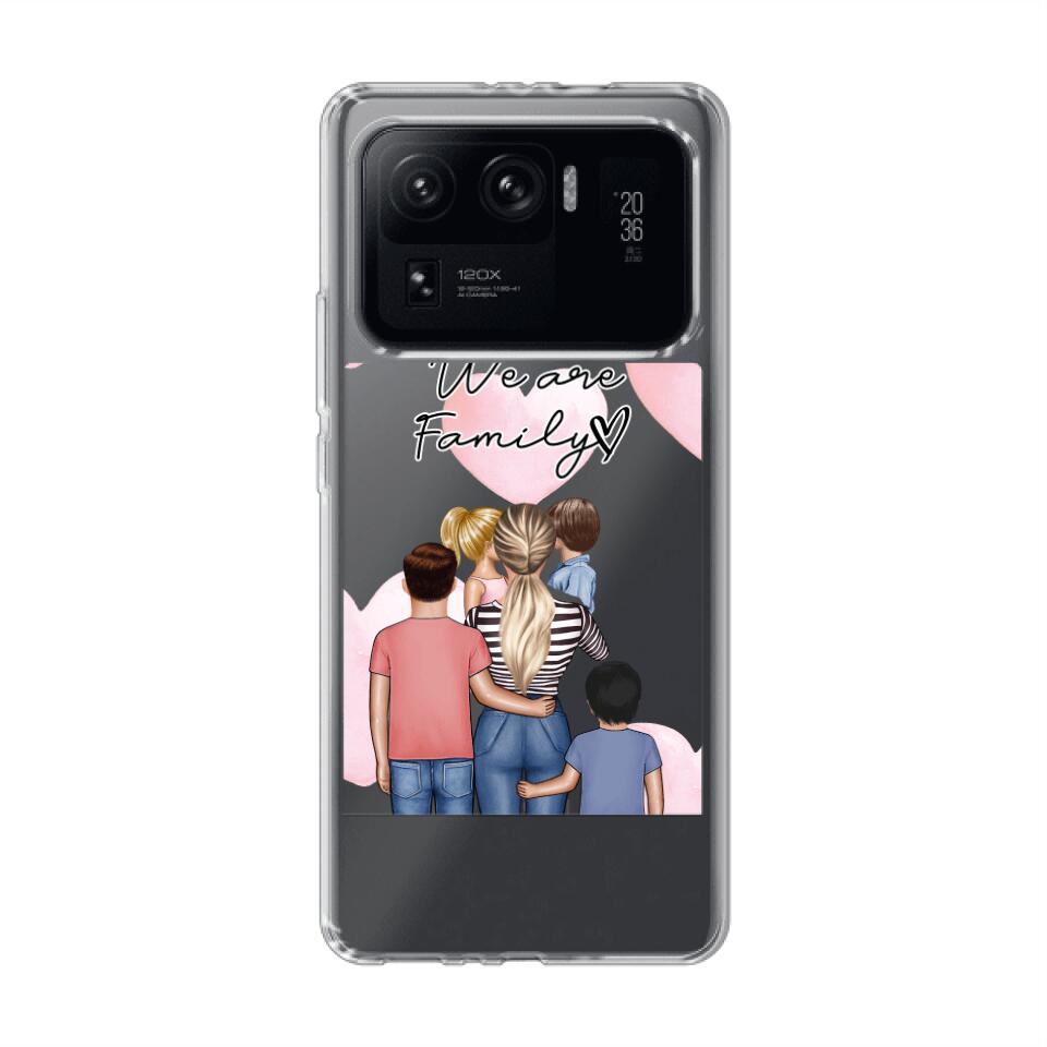 Personalisierte Handyhülle - Mama/Mutter mit 1-4 Kindern - Xiaomi