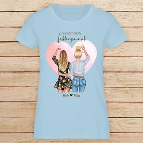 Personalisiertes T-Shirt - Beste Freundin (2 Freundinnen) - Best Friends