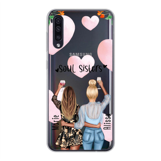 Personalisierte Handyhülle - Best Friends (2 Freundinnen) - Samsung