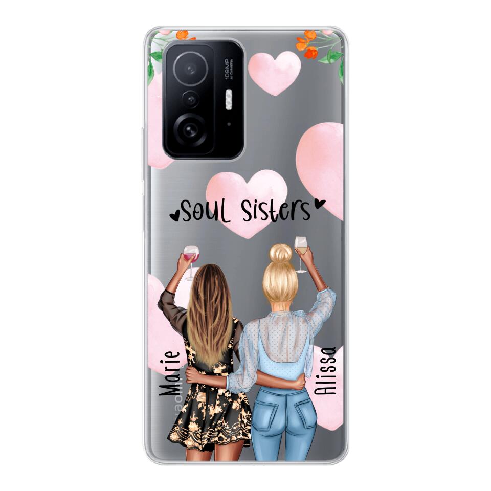 Personalisierte Handyhülle - Best Friends (2 Freundinnen) - Xiaomi