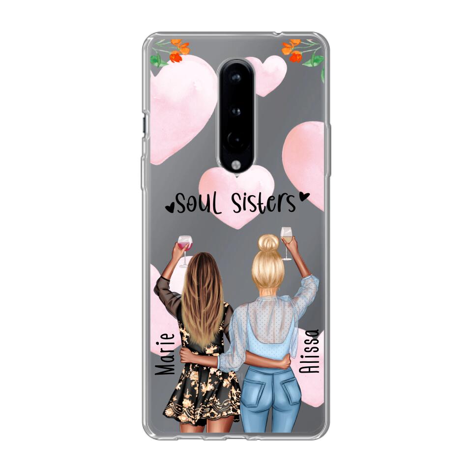 Personalisierte Handyhülle - Best Friends (2 Freundinnen) - OnePlus