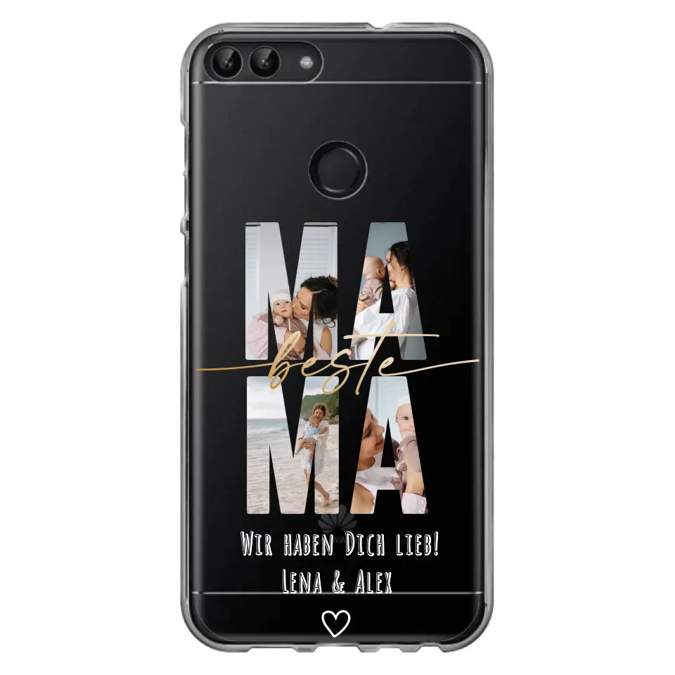Personalisierte Handyhülle - Mama Schriftzug und deinen Bildern - Huawei