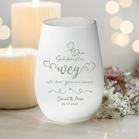 Personalisiertes Windlicht - 