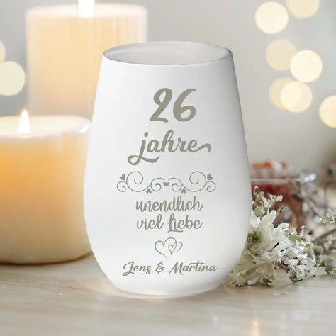 Personalisiertes Windlicht - 