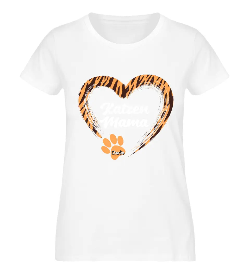 Personalisierter T-Shirt - Katzen Mama