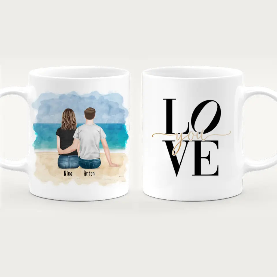 Personalisierte Tasse für Pärchen / Paar