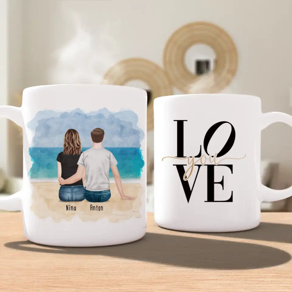 Personalisierte Tasse für Pärchen / Paar