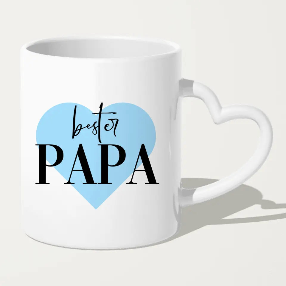 Personalisierte Tasse mit Vater/Sohn (3 Söhne)