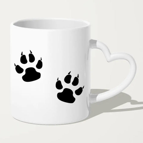 Personalisierte Tasse mit Pärchen und 1 Katze