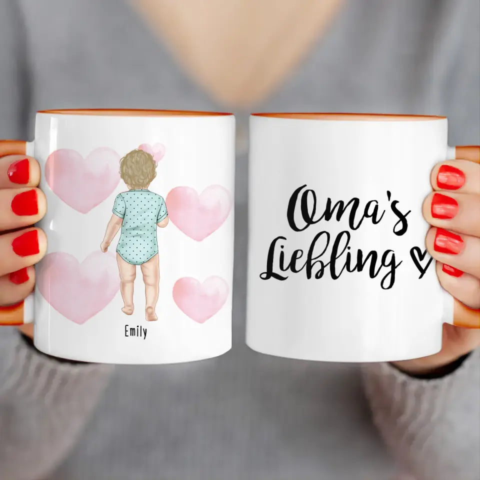 Personalisierte Tasse mit 1 Baby (stehend)