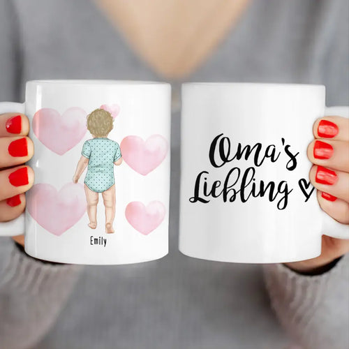 Personalisierte Tasse mit 1 Baby (stehend)