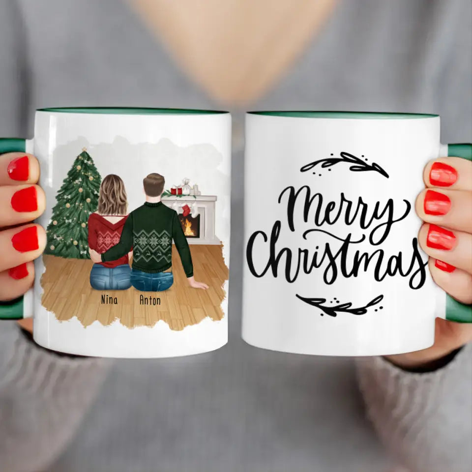 Personalisierte Tasse für Pärchen - Weihnachtstasse