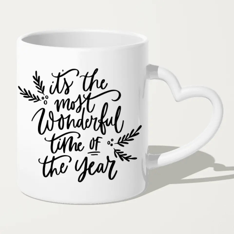 Personalisierte Tasse für Schwestern (2 Schwestern) - Weihnachtstasse