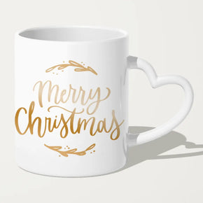 Personalisierte Tasse mit Familie (2 Kinder/Babys) - Weihnachtstasse