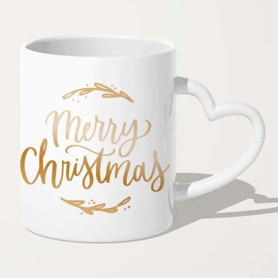 Personalisierte Tasse für Beste Freundinnen (4 Freundinnen) - Weihnachtstasse