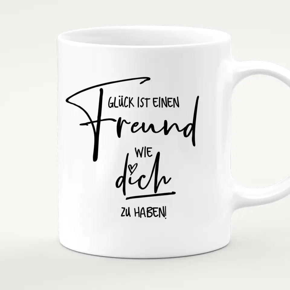 Personalisierte Tasse mit Paar (stehend) - Pärchen Tasse