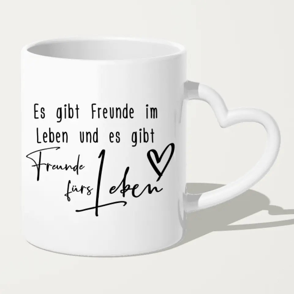 Personalisierte Tasse für Beste Freundinnen (9 Freundinnen)