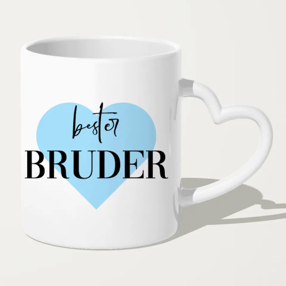 Personalisierte Tasse - 1 Teenager (m) + 1 Kind (m/w)