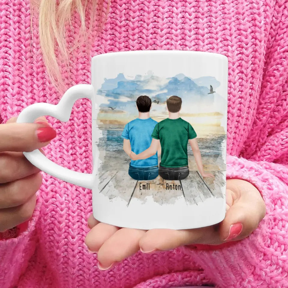 Personalisierte Tasse für schwules Pärchen / Paar - Gleichgeschlechtlich