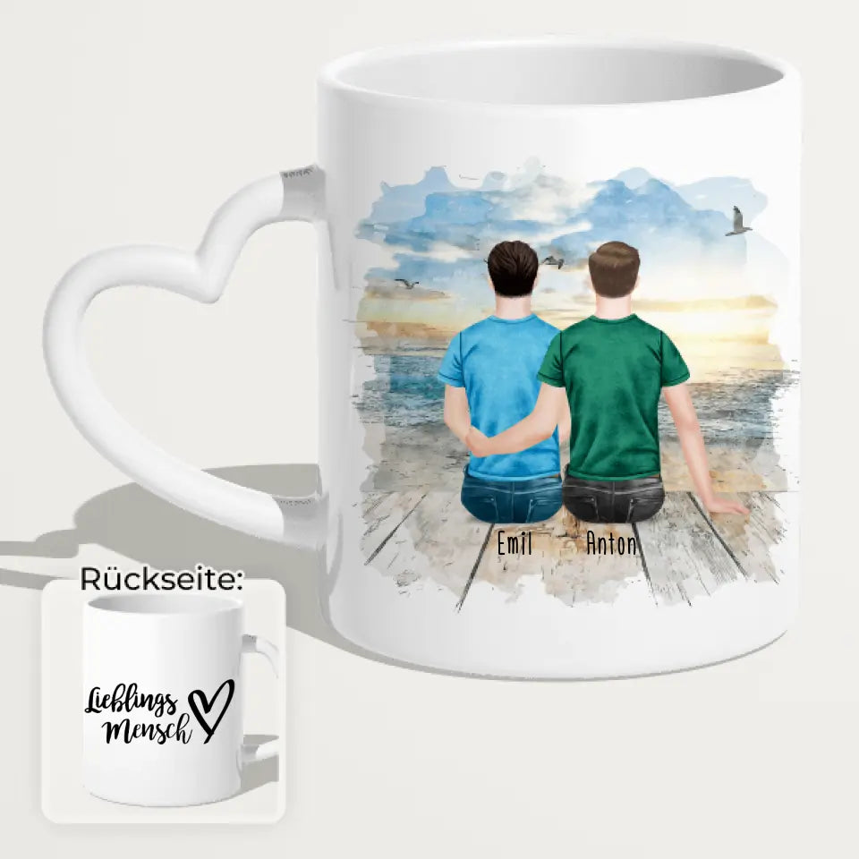 Personalisierte Tasse für schwules Pärchen / Paar - Gleichgeschlechtlich