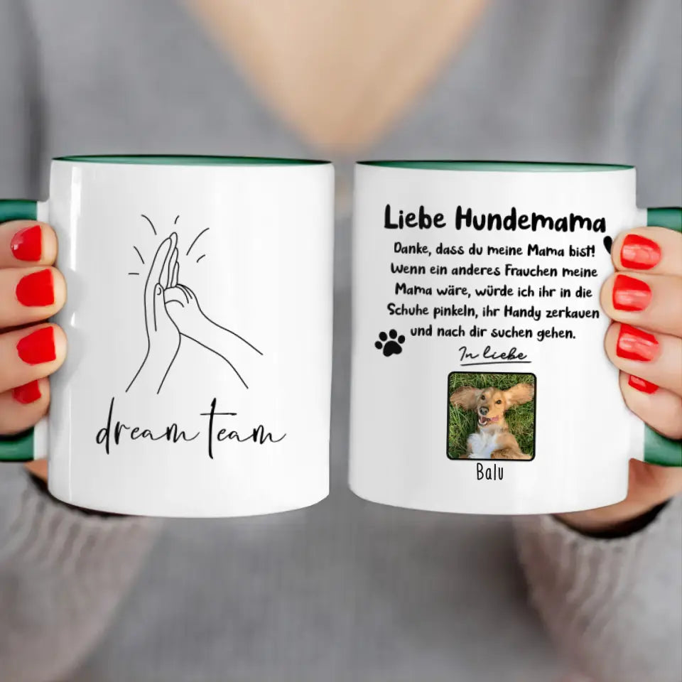 Personalisierte Tasse - Hundemama/Hundepapa (1-6 Hunde)