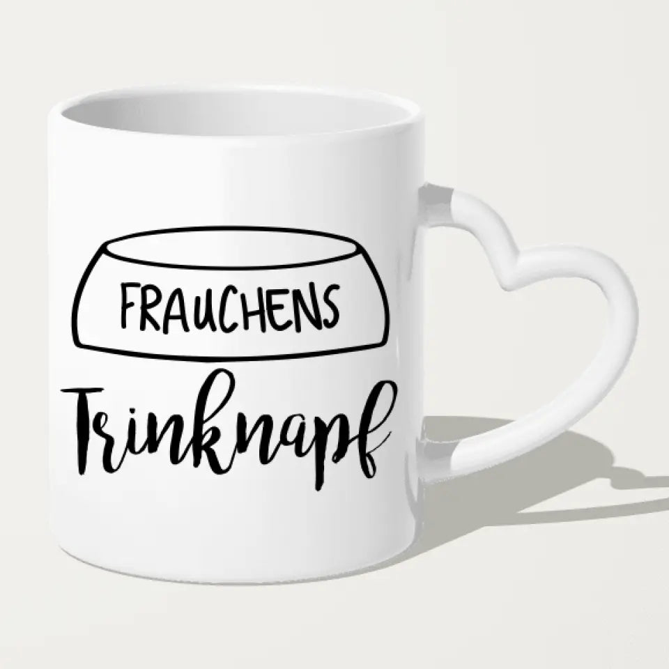 Personalisierte Tasse - 1 Frau/Mann + 1-5 Hunde/Katzen