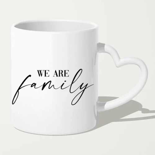 Personalisierte Tasse - 2 Familien mit 1 Kind + 1 Baby