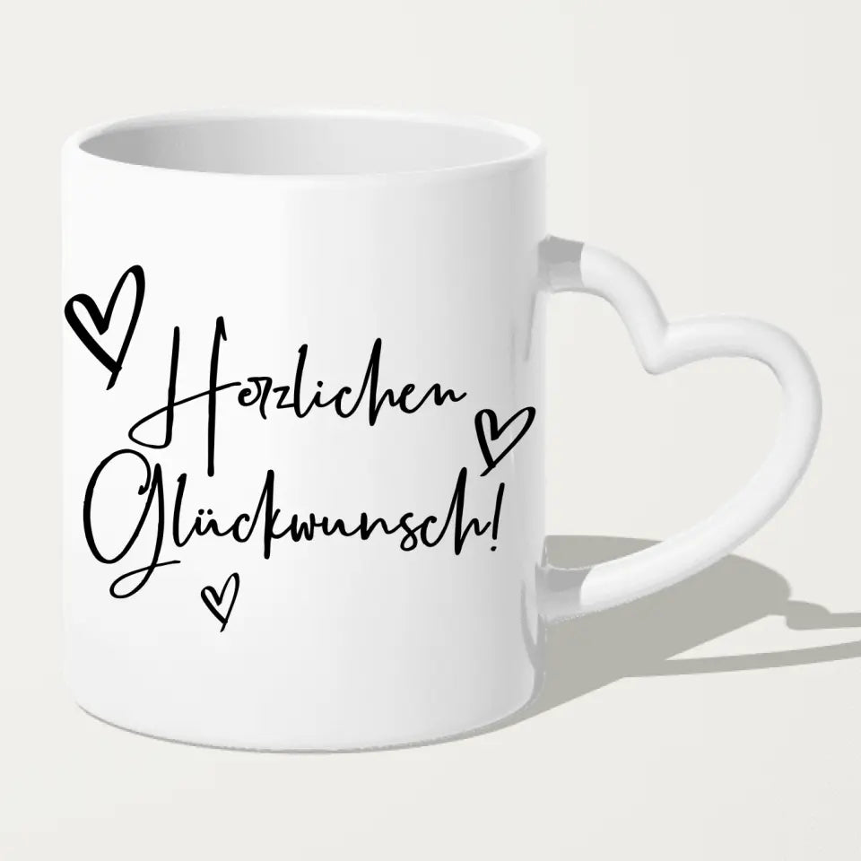 Personalisierte Tasse - Bachelor/Master/Abi/Schulabschluss Geschenk (1 Frau)