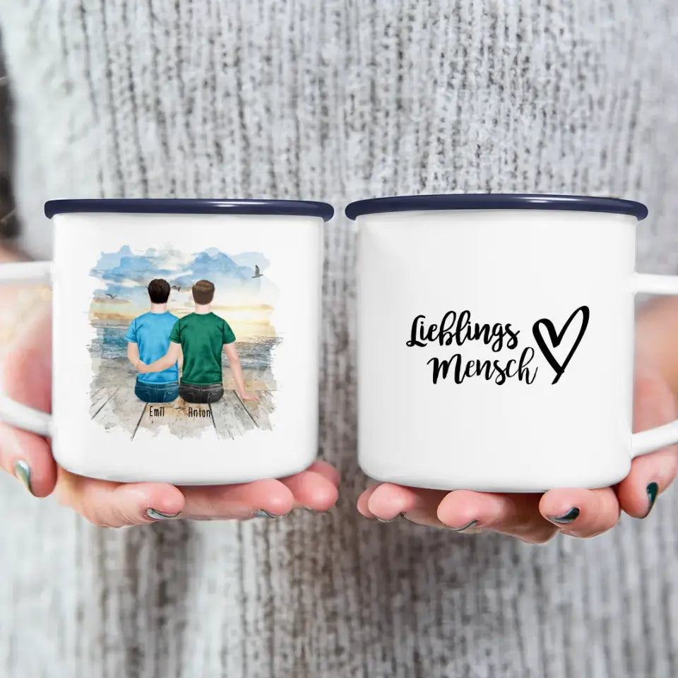 Personalisierte Tasse für schwules Pärchen / Paar - Gleichgeschlechtlich