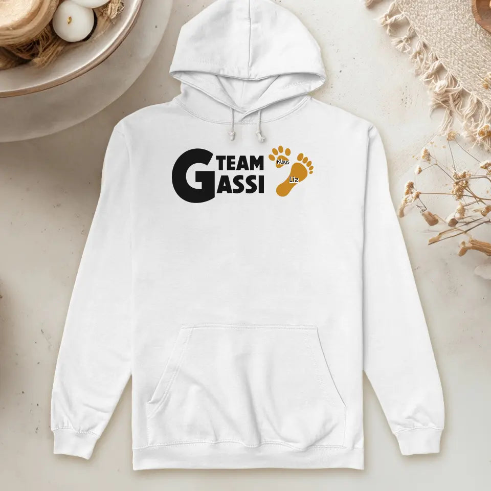 Personalisierter Hoodie - Team Gassi