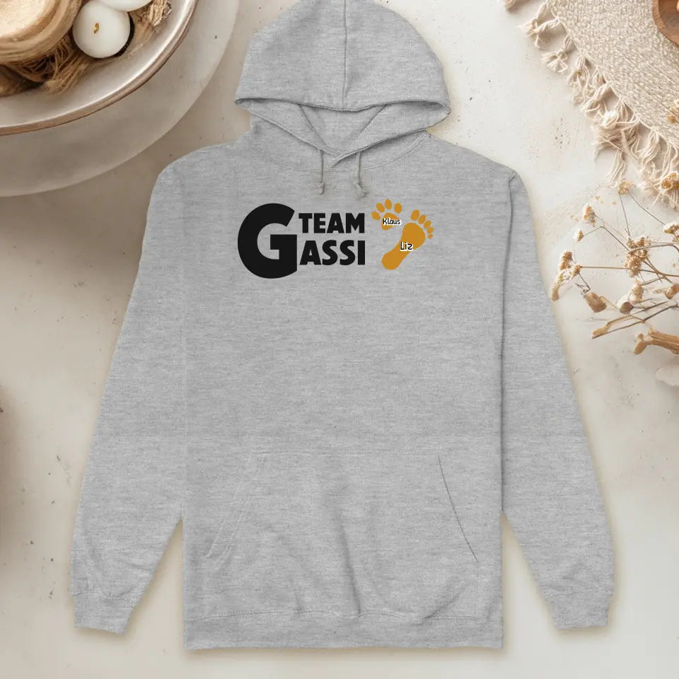 Personalisierter Hoodie - Team Gassi