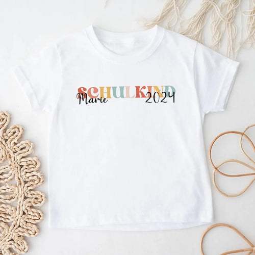 Personalisiertes Kinder T-Shirt - Schulkind - Geschenk zur Einschulung