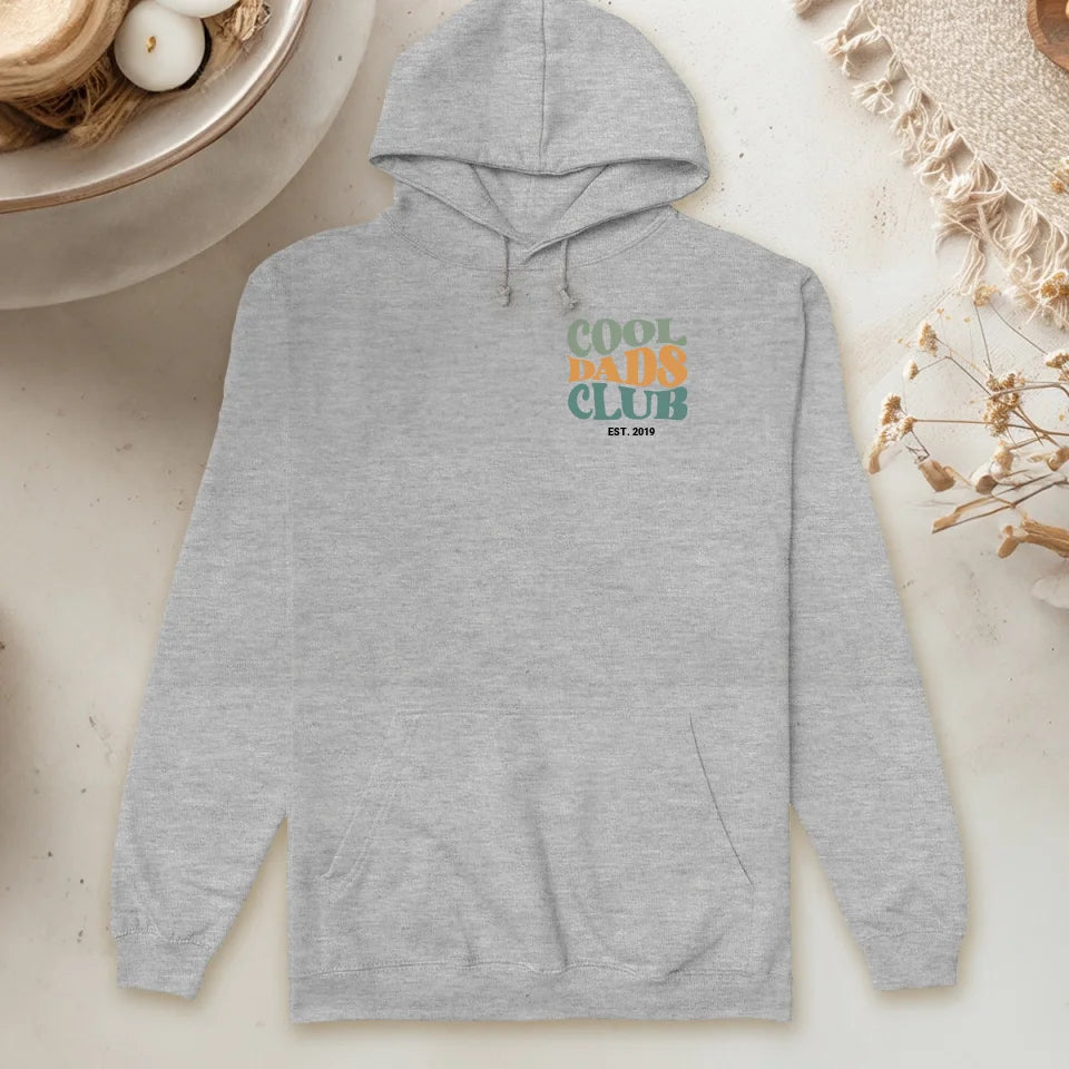 Personalisierter Hoodie - Cool Dads Club mit Geburtsjahr