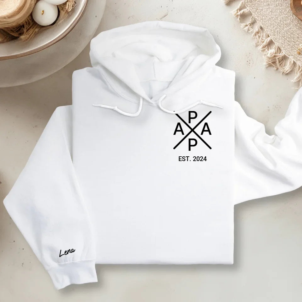 Hoodie Mockup V2 - Sleeve - Weiß