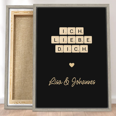 Personalisierte Leinwand - 