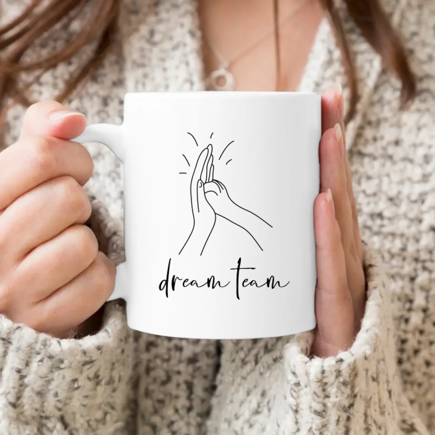 Personalisierte Tasse - Hundemama/Hundepapa (1-6 Hunde) (gezeichnet)