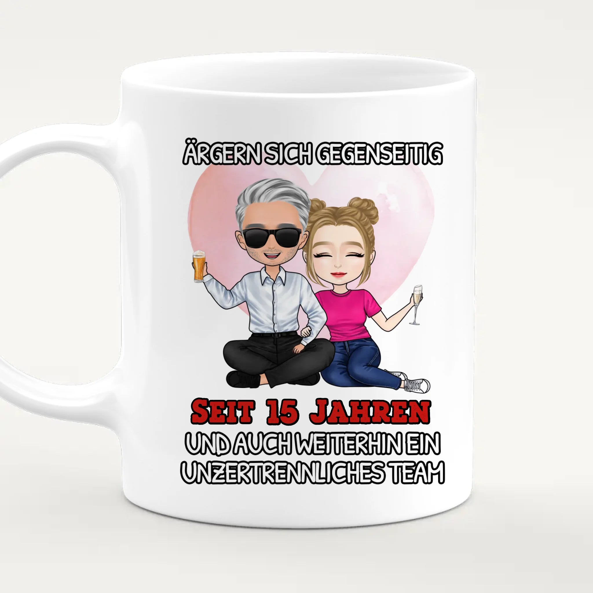 Personalisierte Tasse - Ärgern sich gegenseitig seit Jahren... Paar Tasse