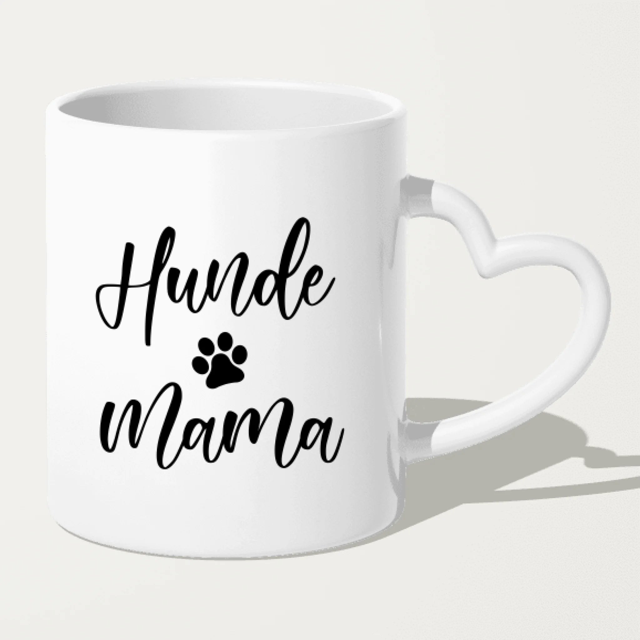 Personalisierte Tasse - 1 Frau + 1 Hund