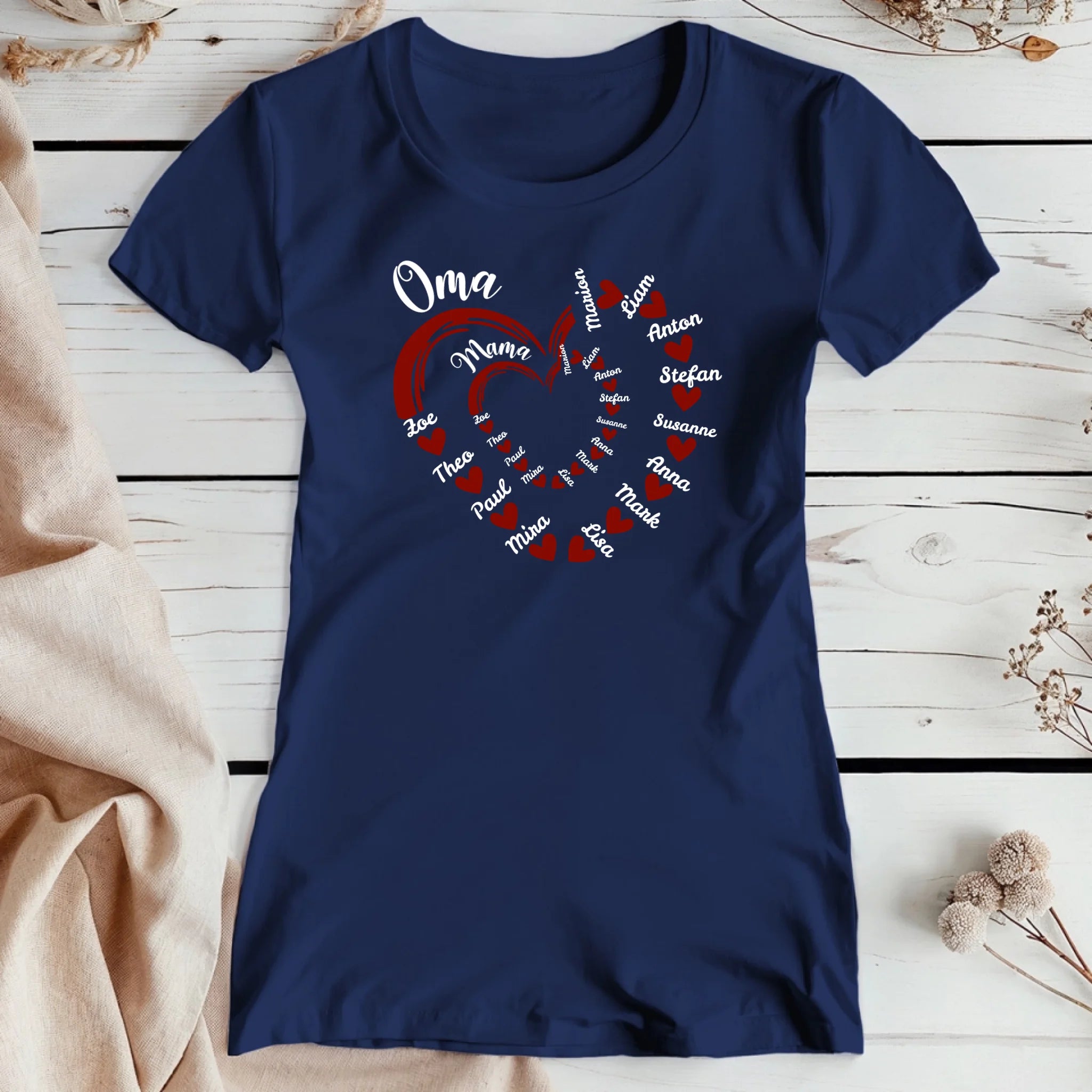 Personalisiertes T-Shirt - Mama's und Oma's Kinder/Enkel