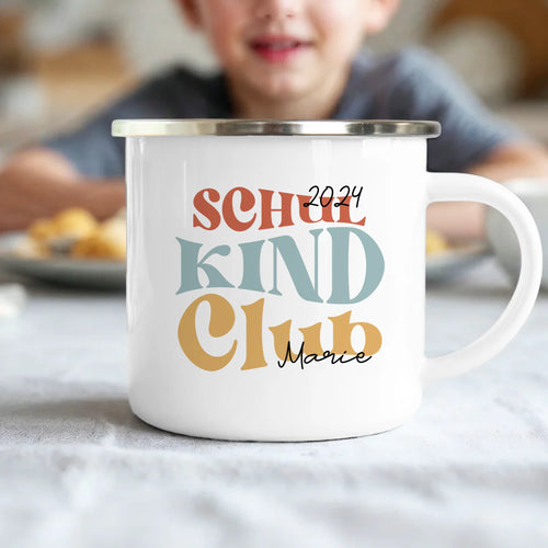 Personalisierte Kindertasse - Schulkind Club/Gang - Geschenk zur Einschulung