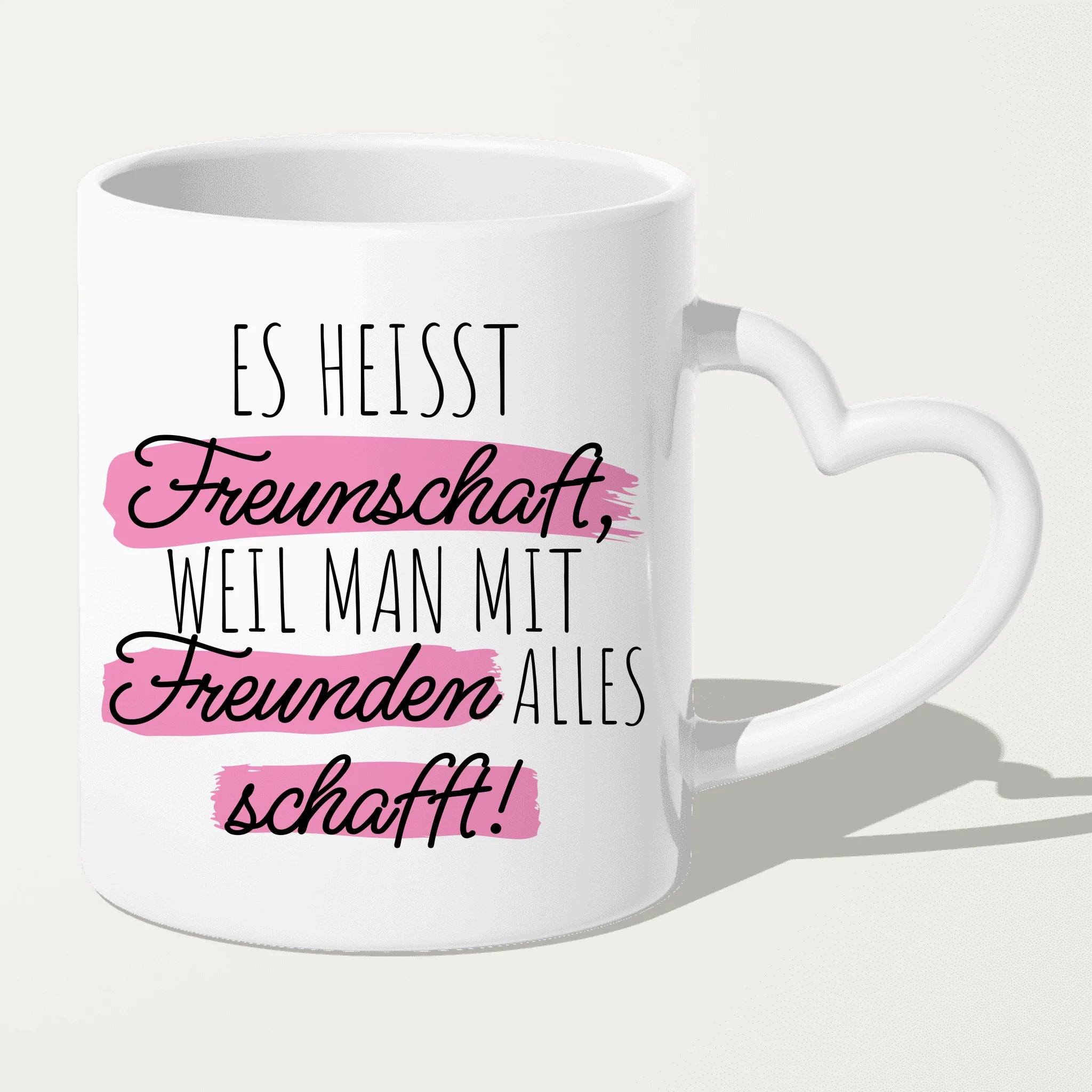 Personalisierte Tasse für Beste Freundinnen (5 Freundinnen)