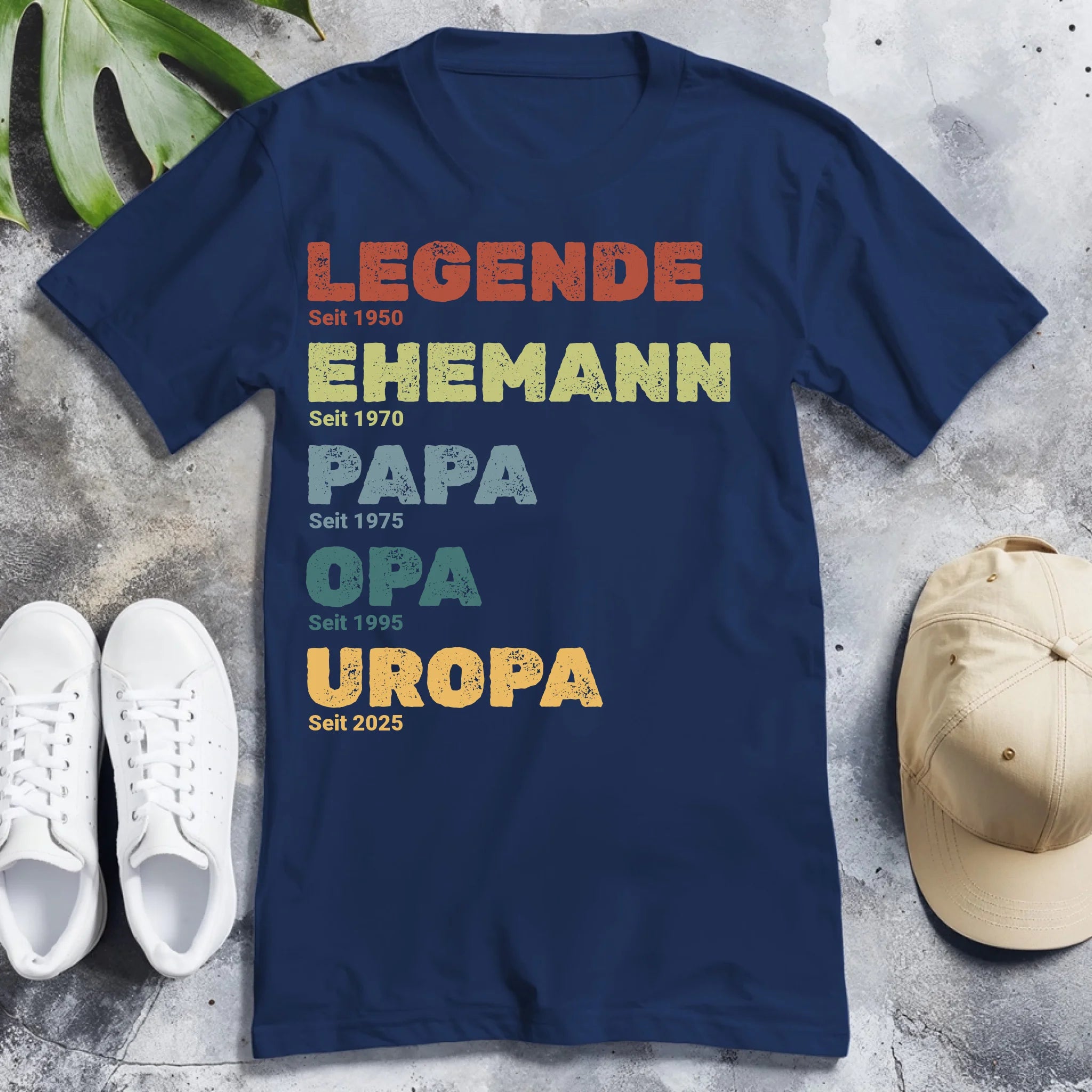 Personalisiertes T-Shirt - Legende, Ehemann, Papa und mehr