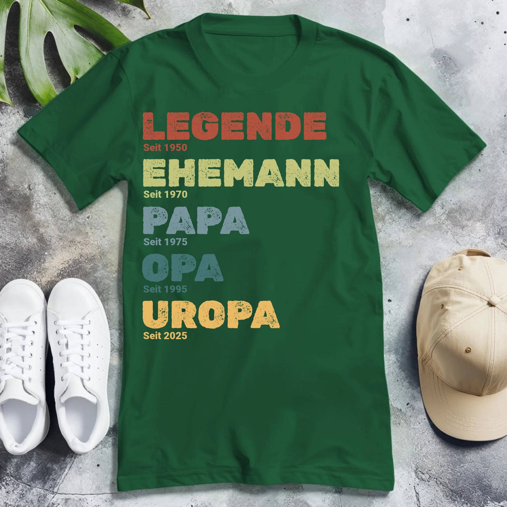 Personalisiertes T-Shirt - Legende, Ehemann, Papa und mehr