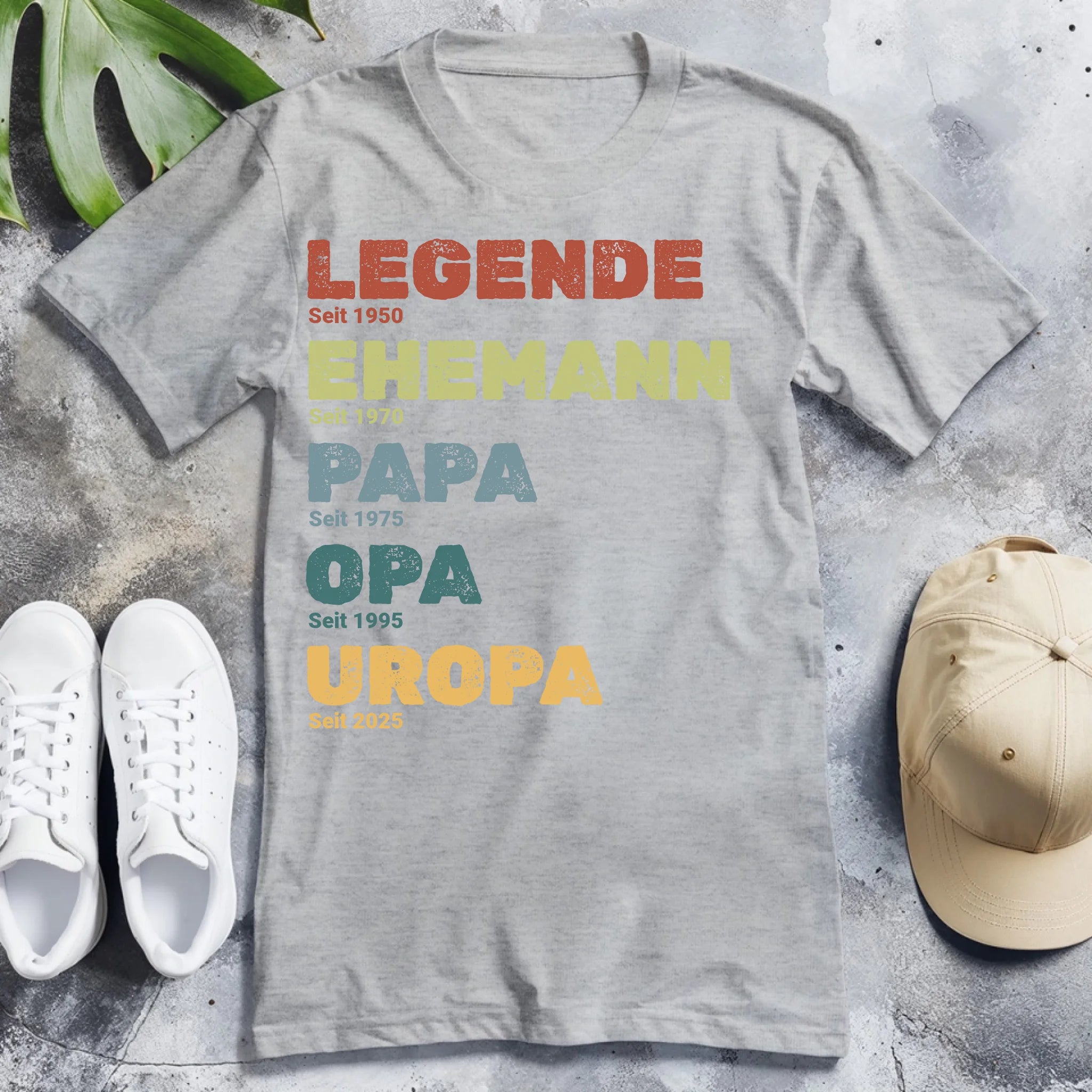 Personalisiertes T-Shirt - Legende, Ehemann, Papa und mehr
