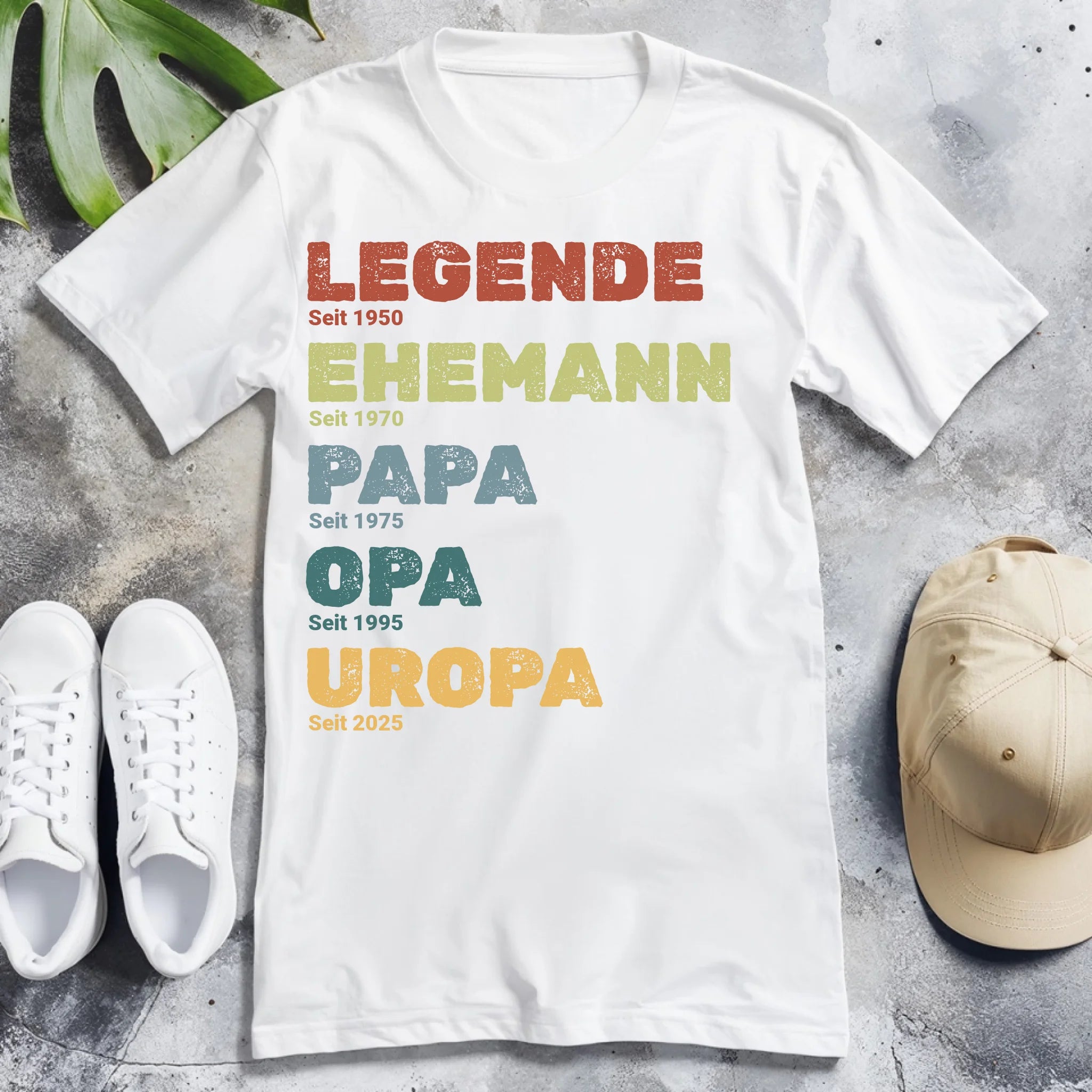 Personalisiertes T-Shirt - Legende, Ehemann, Papa und mehr