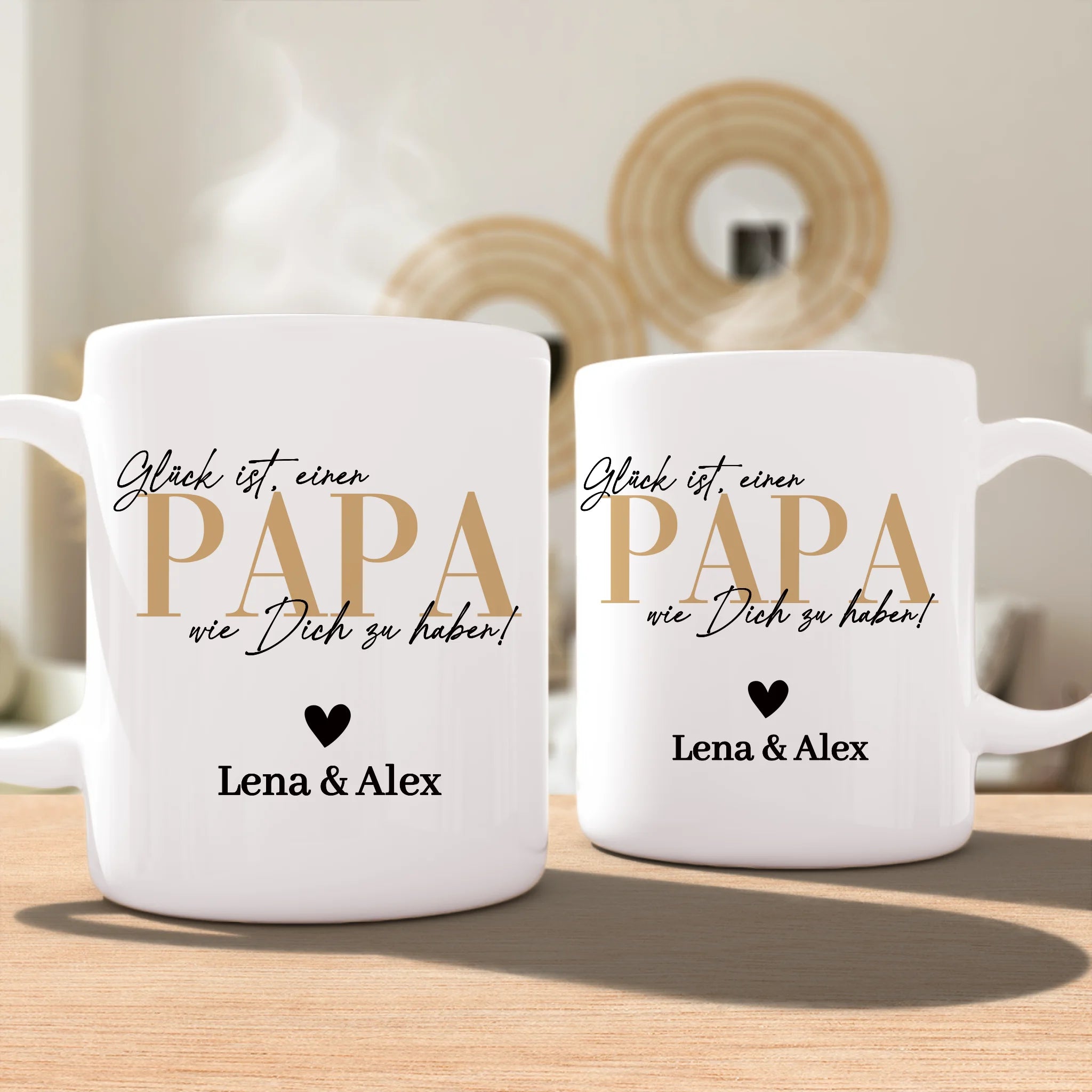 Personalisierte Tasse - Glück ist, einen Papa wie Dich zu haben
