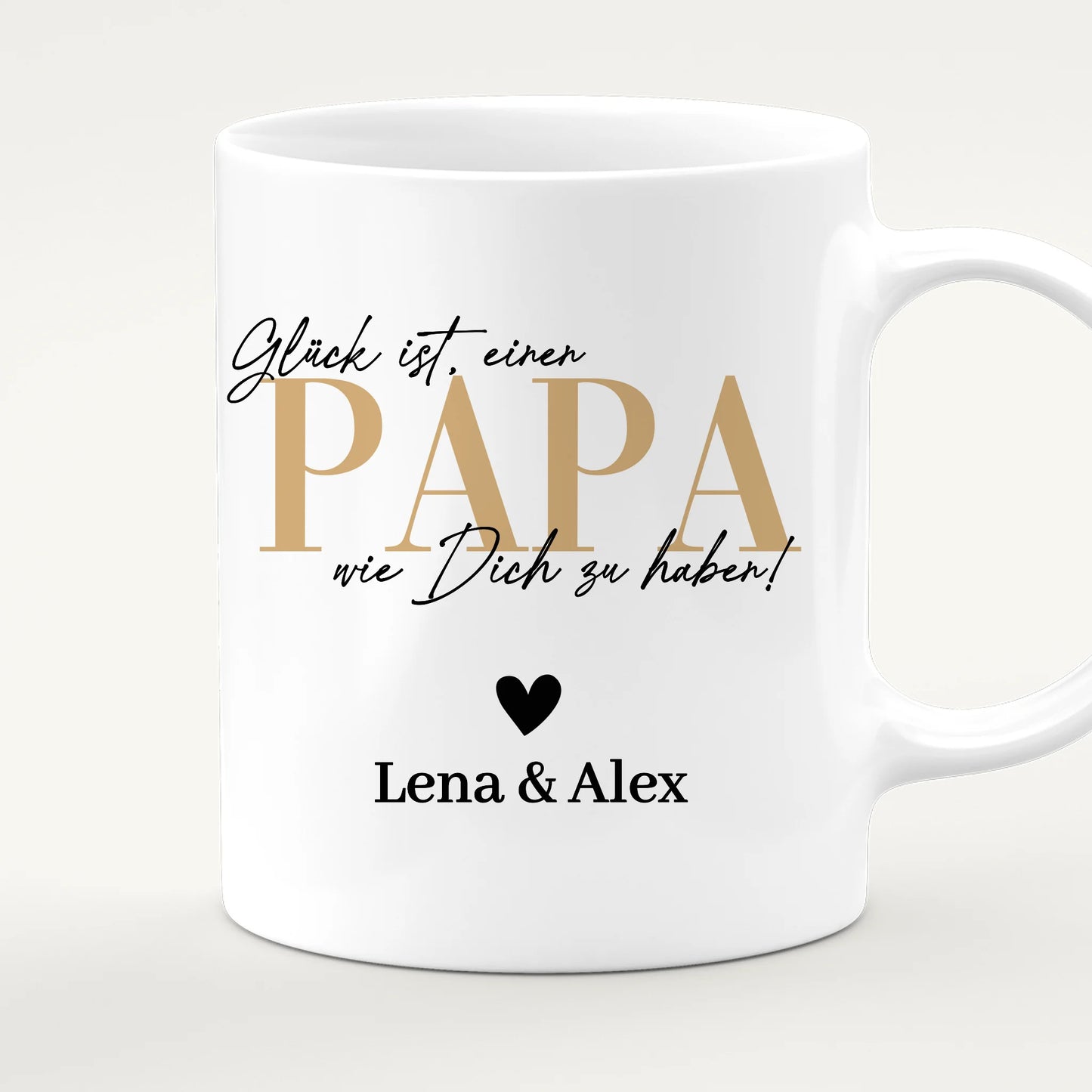 Personalisierte Tasse - Glück ist, einen Papa wie Dich zu haben