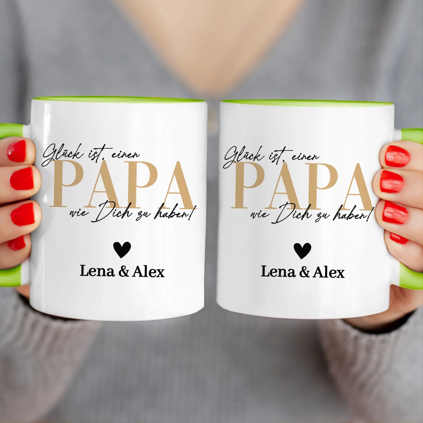 Personalisierte Tasse - Glück ist, einen Papa wie Dich zu haben